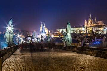 Karlov or charles bridge in Prague