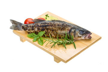 Roasted seabass