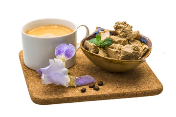 Coffee with Sunflower Halva