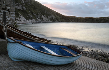 Boats at Lulworth Cove
