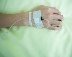 patient's hand