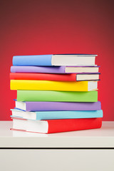 Stack of Textbooks