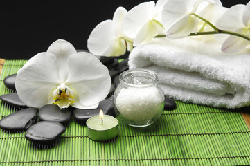 Spa and wellness on mat