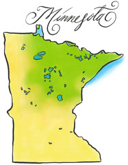 Minnesota map