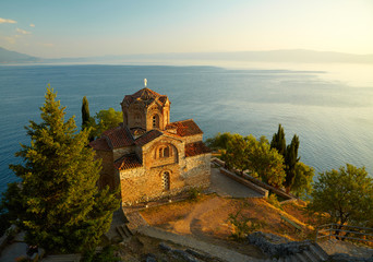 Church of St. John at Kaneo. Ohrid,  Macedonia