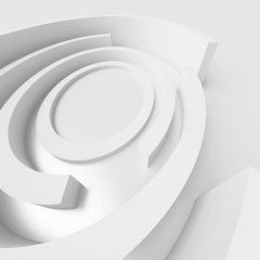 Fototapeta premium White Technology Design
