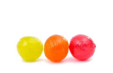 candy lollipops isolated