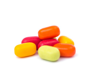 color pills isolated