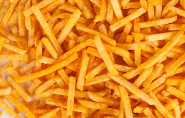 Crunchy paprika potato sticks