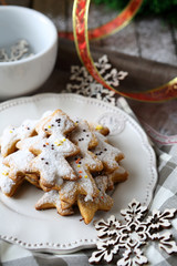 sweet and delicious Christmas gingerbread cookies