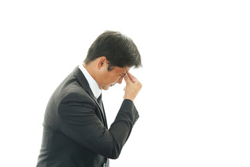 疲れたビジネスマン
