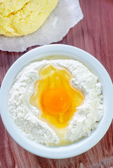 flour and eggs