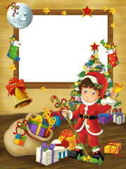 Christmas frame - border