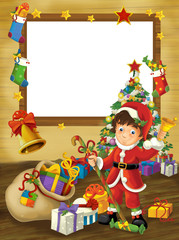 Christmas frame - border