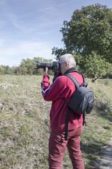 Fototapeta premium photographer in action