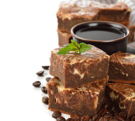 Chocolate cake brownies