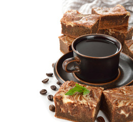 Chocolate cake brownies