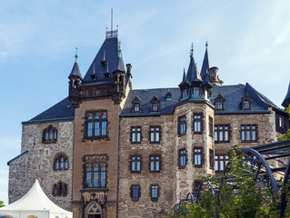 Fototapeta na wymiar Wernigerode castle, Germany