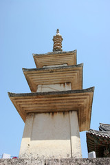 Seokgatap in gyeonju, south korea