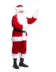 Santa Claus isolated on white.