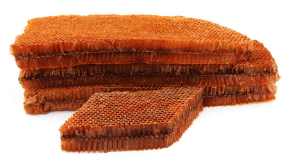 Honey Comb over white background