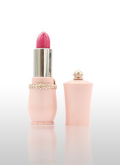 pink lipstick with shadow