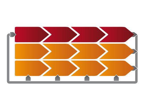 Diagramm &ndash; Pfeile &ndash; Kreislauf &ndash; Prozess