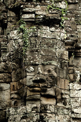 Angkor Thom - The Bayon - the serenity of the stone faces