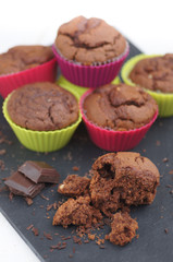 muffins au chocolat en miettes 4