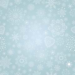 Elegant Christmas background with snowflakes