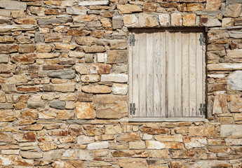 Fototapeta na wymiar Window in the wall