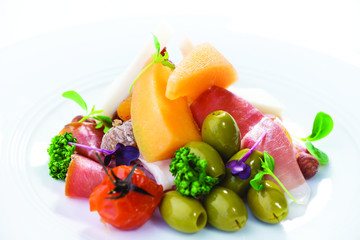 Prosciutto and melon