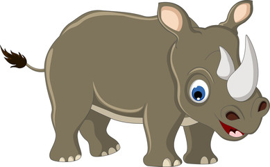 funny rhino cartoon for you design