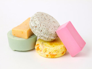 Colored soap