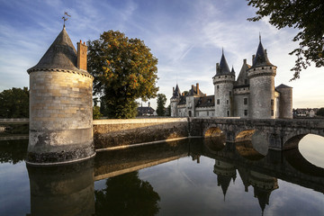 Fototapeta premium Sully-sur-loire. France. Chateau of the Loire Valley.