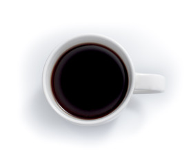 coffee mug isolated on a white background