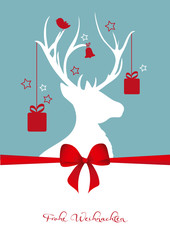 Weihnachtliche Grußkarte