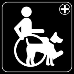 LOGO ICONA CANE PER DISABILI DOGS ASSISTANCE