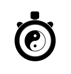 Yin Yang dans un chronomètre