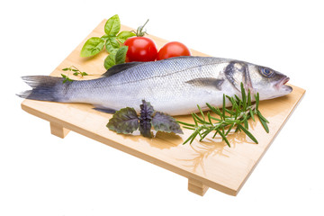 Raw seabass