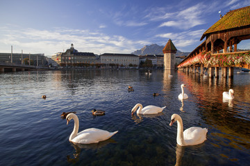 Lucerne, the Chapel Bridge