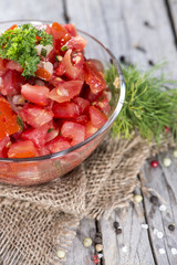 Fresh made Tomato Salad