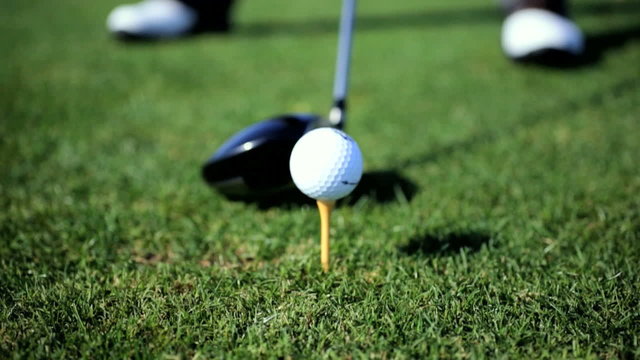 Professional Golfer Playing Golf Course