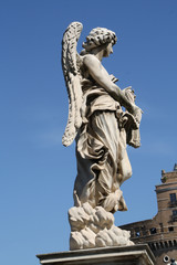 Fototapeta premium Angel on the Sant' Angelo Bridge in Rome