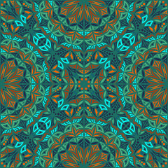 Kaleidoscope. Vector seamless background