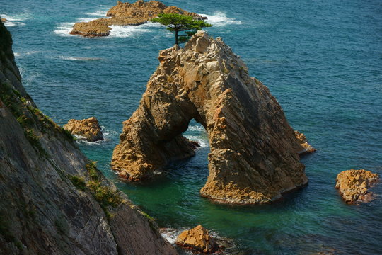 夏の千貫松島