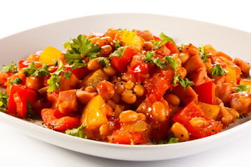 Stew - roasted meat and vegetables