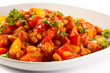 Stew - roasted meat and vegetables