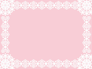 雪の結晶のフレーム