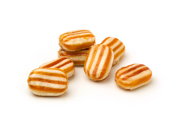 Candy on white background